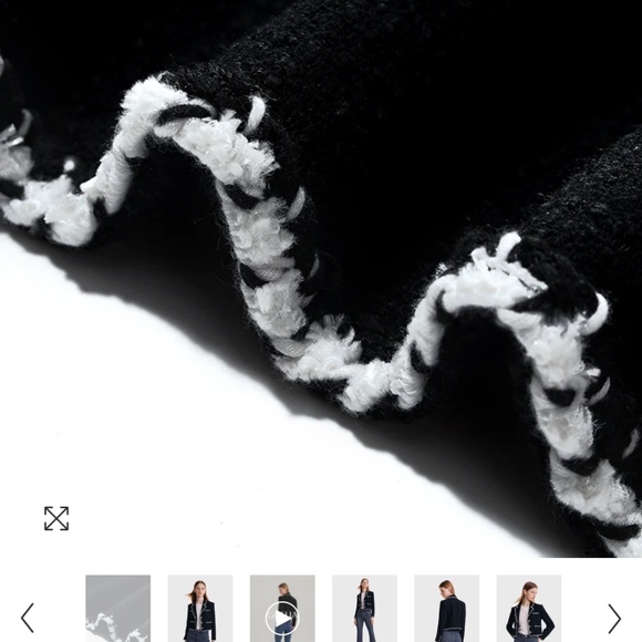 Goelia tweed knitted short jacket - Picture 7 of 9